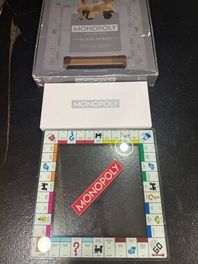 Glass Series Board Game - Clear with Color Accent